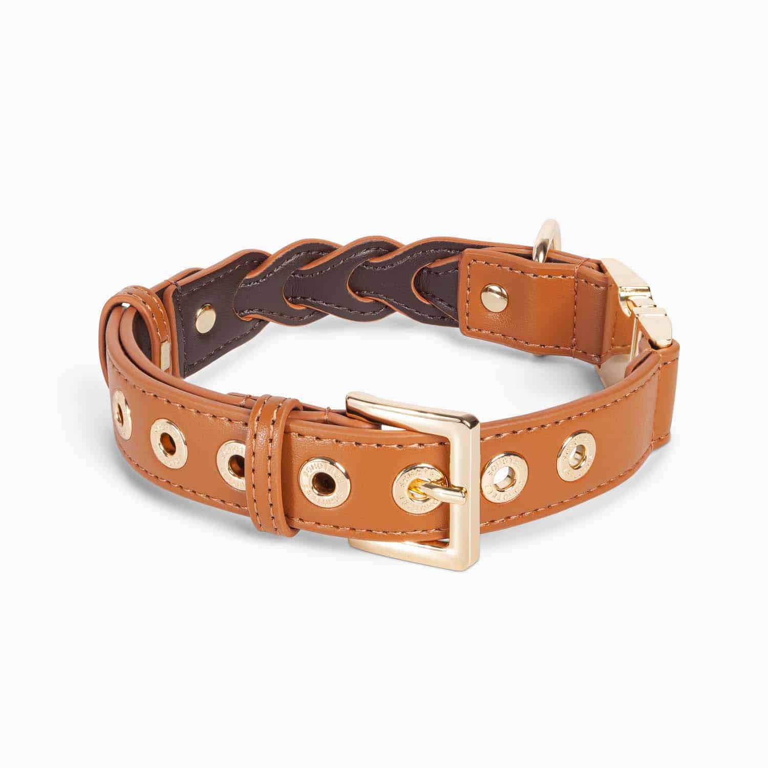 Dog collar ASCOT Espresso